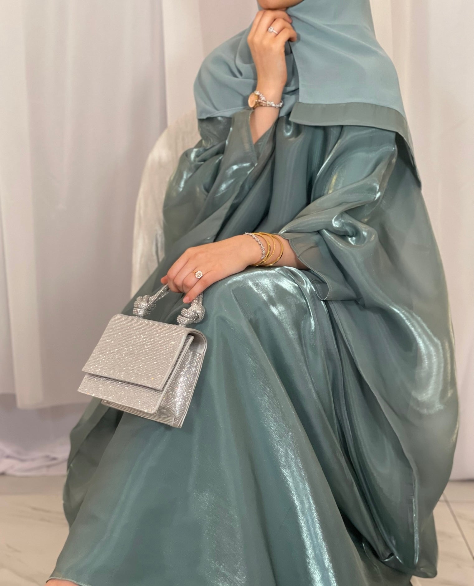 Layla Abaya (Blue)